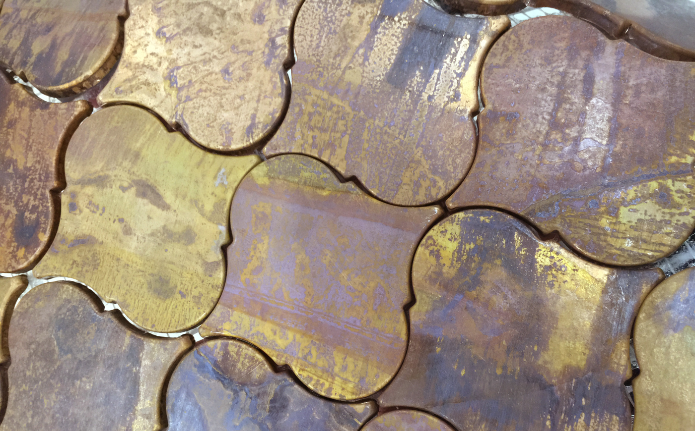 Copper Geometric Mosaics Products Surface Gallery