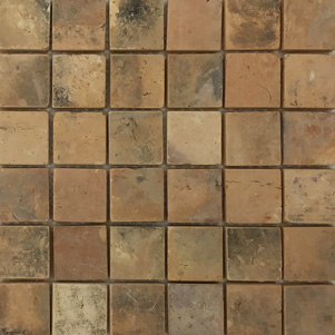 Terracotta Square Mosaics 48mm