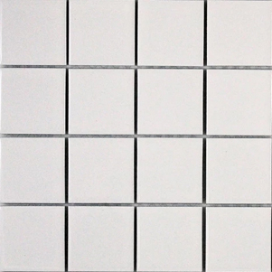 White 50x50mm Mosaic
