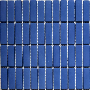 Cobalt Blue Glass Kit Kat 15x48mm