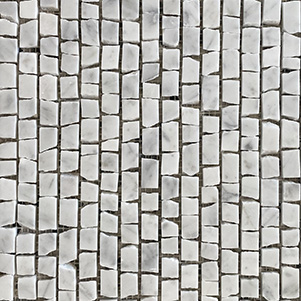 Antique-Cut Carrara Mosaics