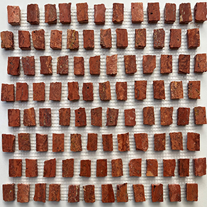 Mini Fragmenti Rosso Travertino