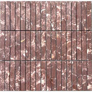 Bordeaux Honed Stack Mosaics 15x98mm