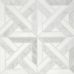 Stone Parquet Mosaics - Carrara & Thassos